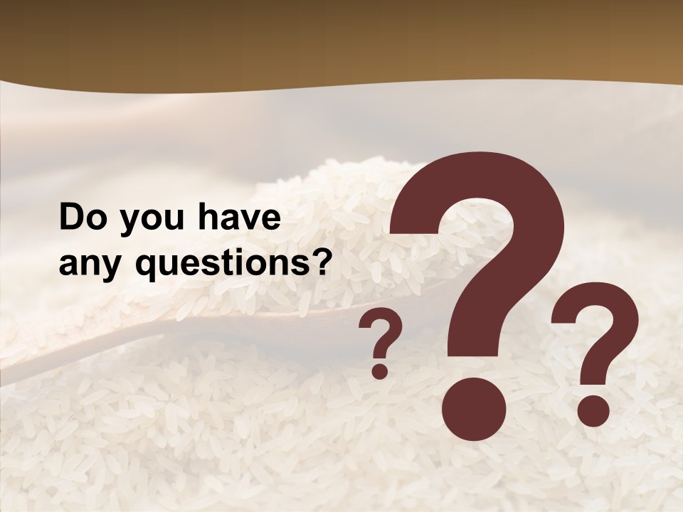 Closeup Staple Ingredient PowerPoint Template