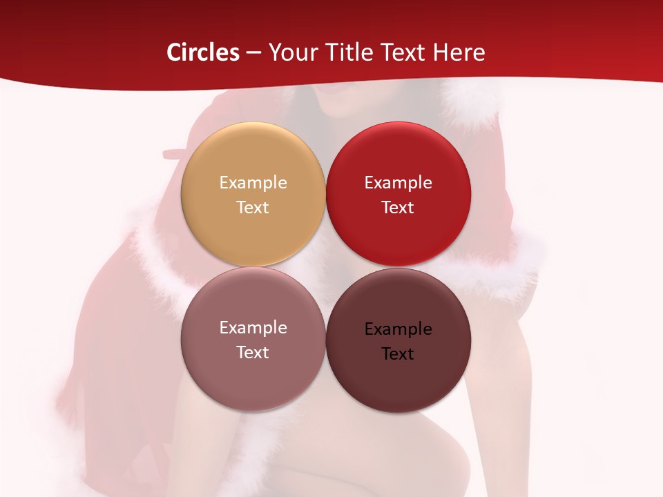 Female Lips Girl PowerPoint Template