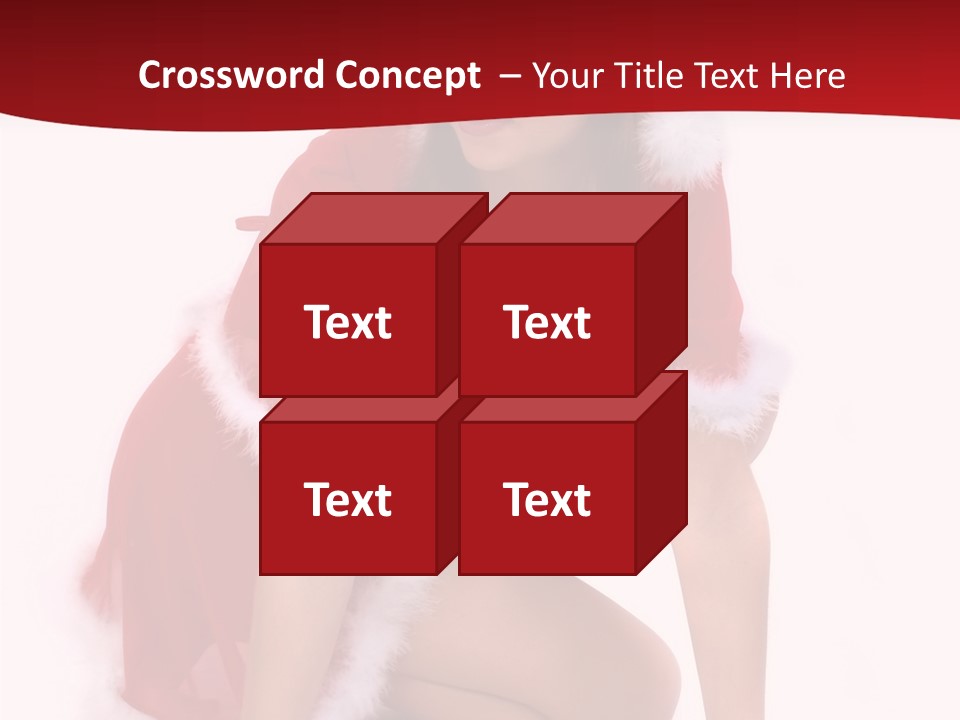 Female Lips Girl PowerPoint Template