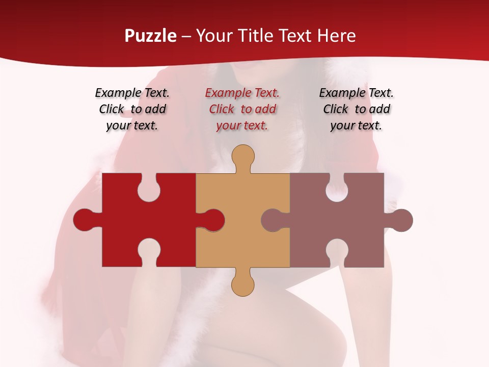 Female Lips Girl PowerPoint Template