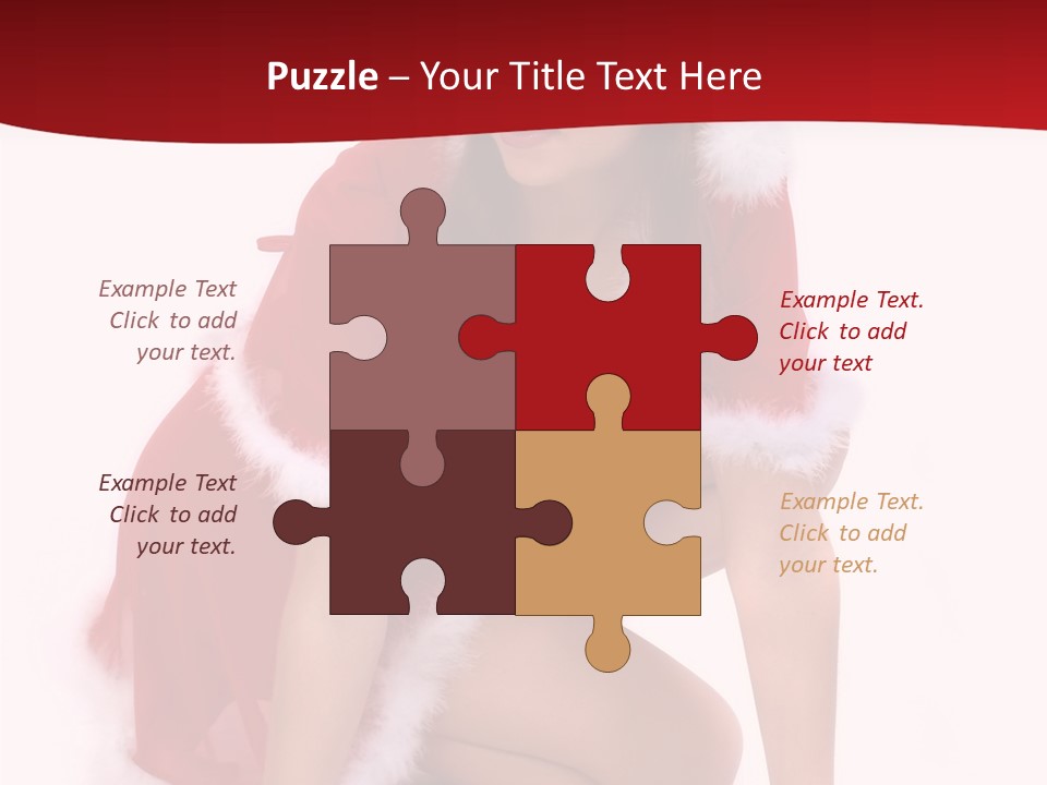 Female Lips Girl PowerPoint Template