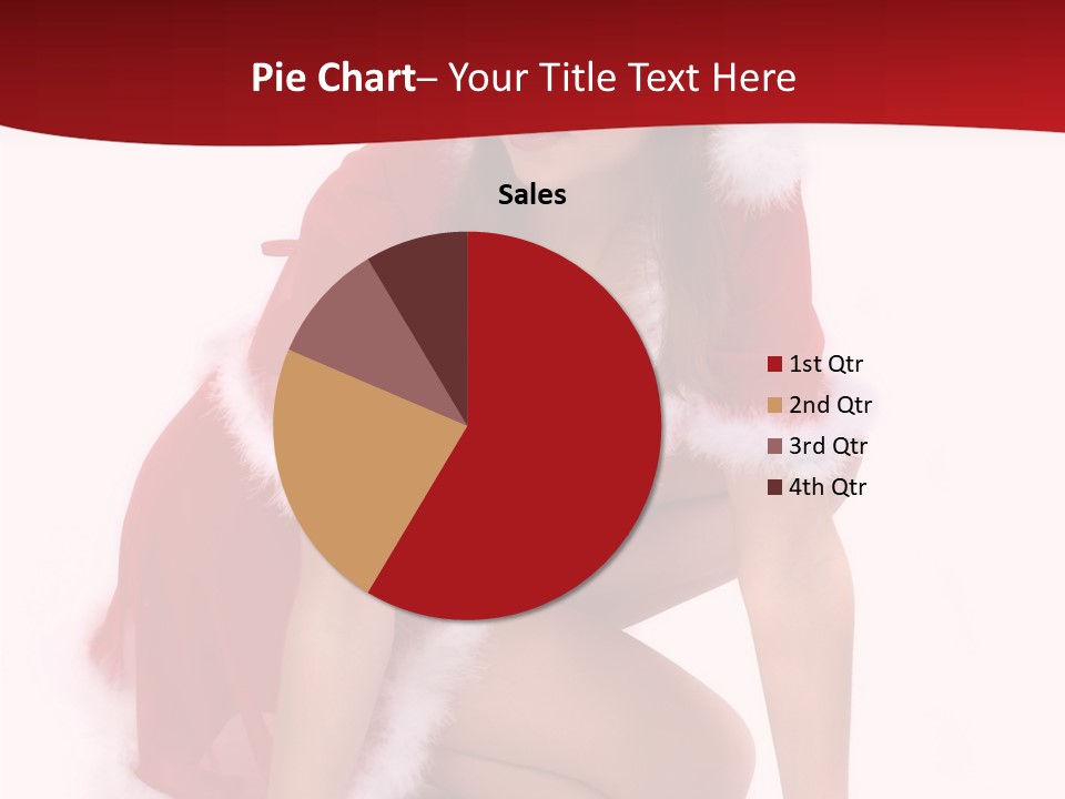 Female Lips Girl PowerPoint Template