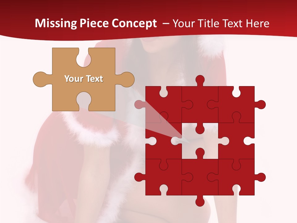 Female Lips Girl PowerPoint Template