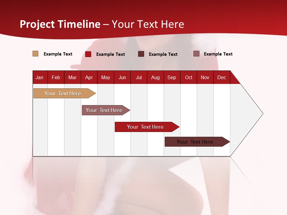 Female Lips Girl PowerPoint Template