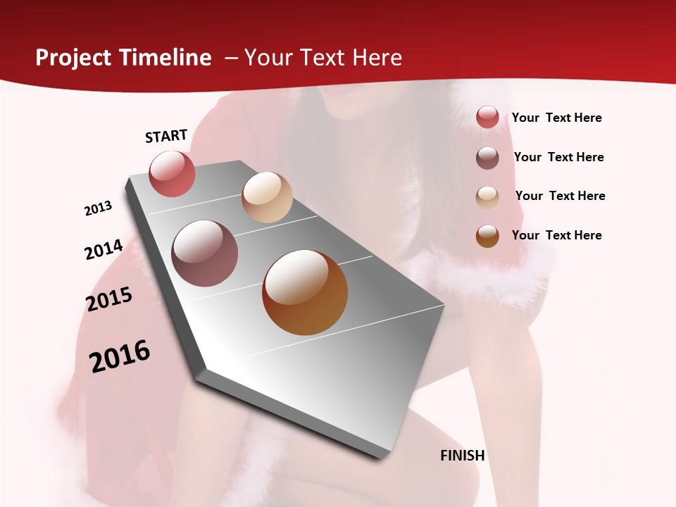 Female Lips Girl PowerPoint Template