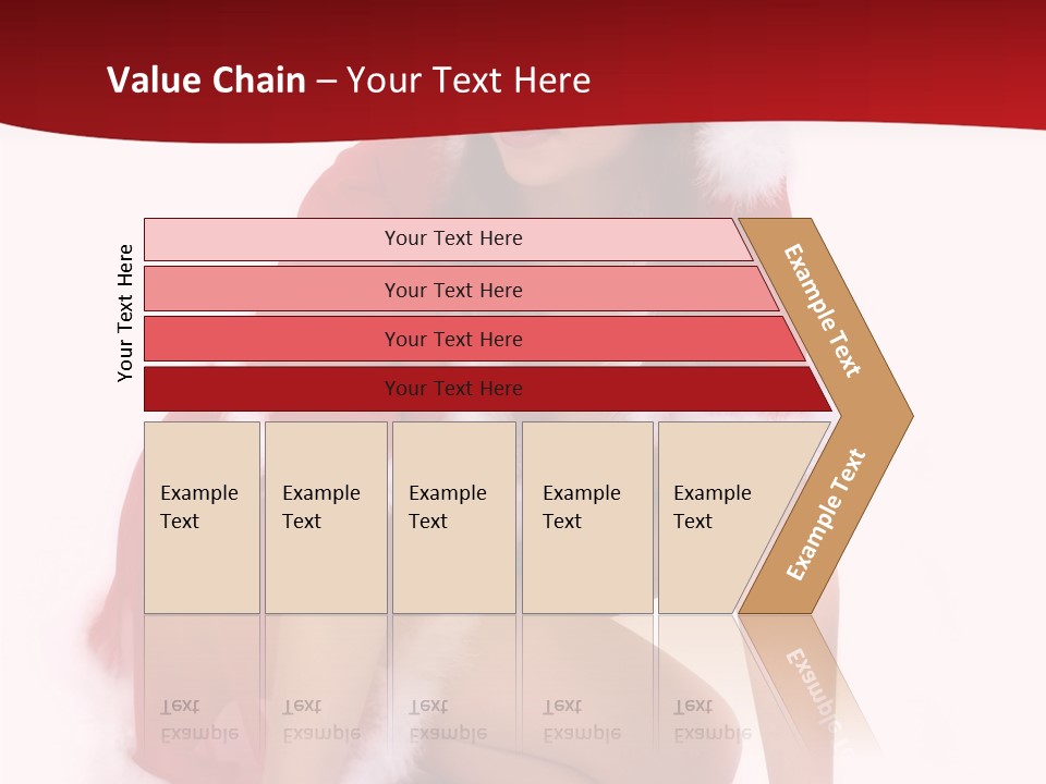 Female Lips Girl PowerPoint Template