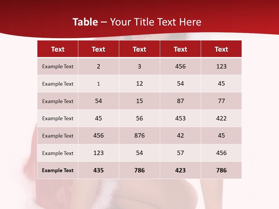 Female Lips Girl PowerPoint Template