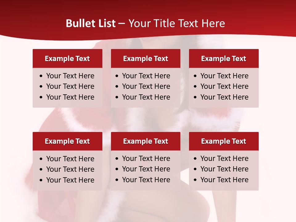 Female Lips Girl PowerPoint Template