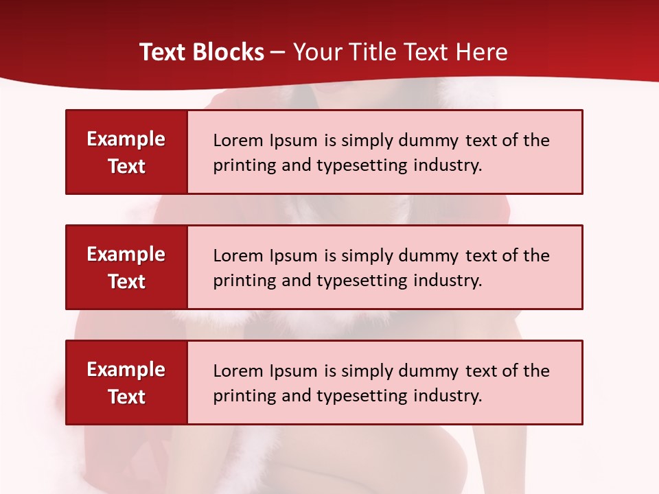Female Lips Girl PowerPoint Template