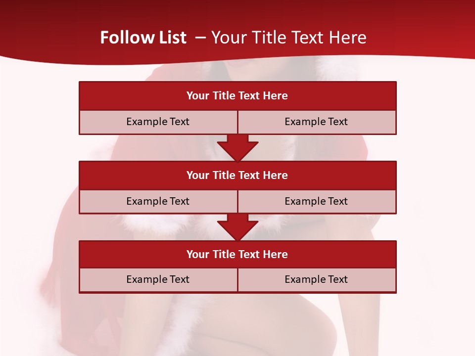 Female Lips Girl PowerPoint Template