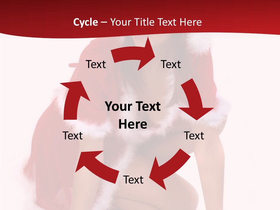 Female Lips Girl PowerPoint Template