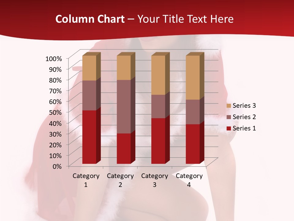 Female Lips Girl PowerPoint Template