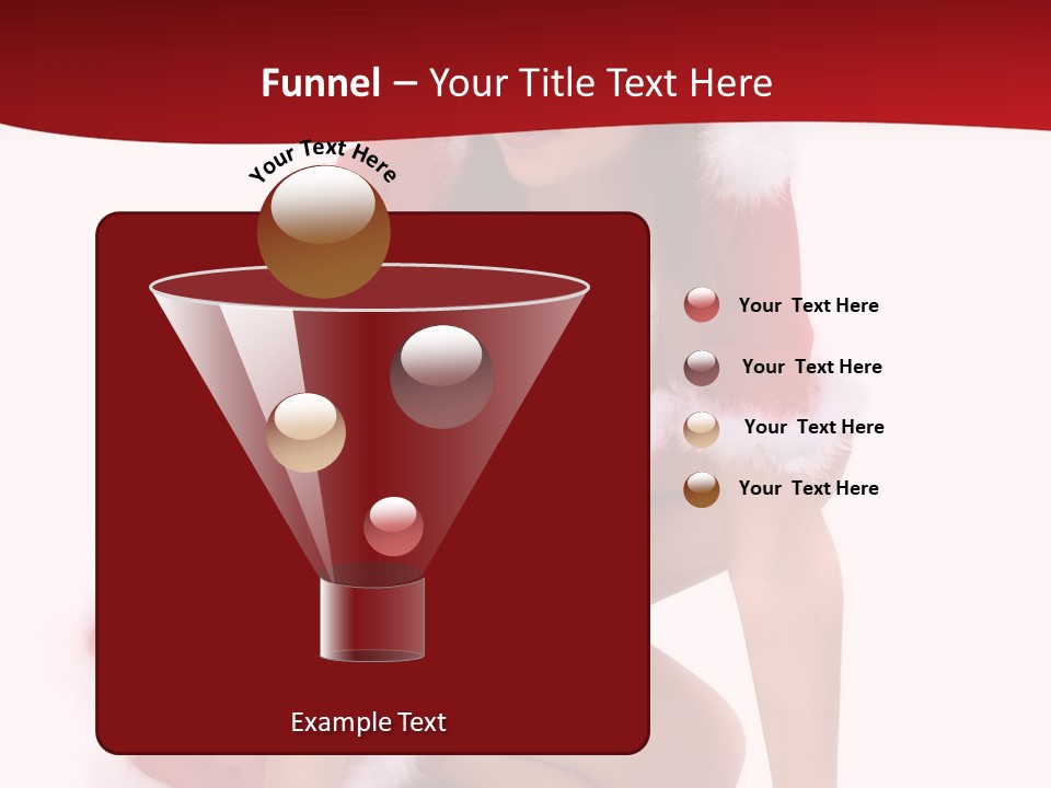 Female Lips Girl PowerPoint Template