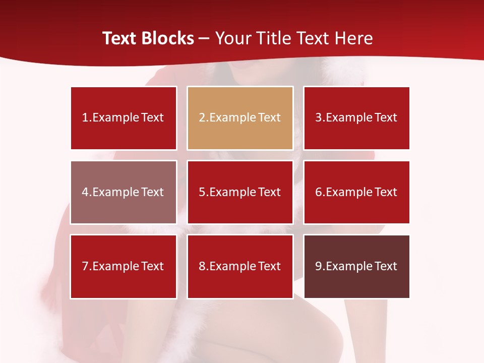 Female Lips Girl PowerPoint Template