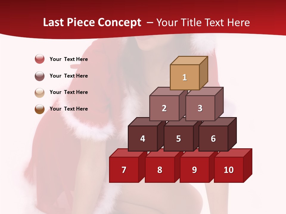 Female Lips Girl PowerPoint Template