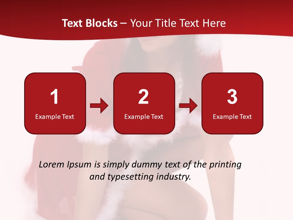 Female Lips Girl PowerPoint Template