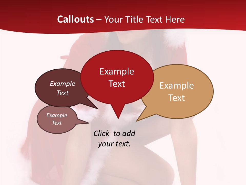 Female Lips Girl PowerPoint Template