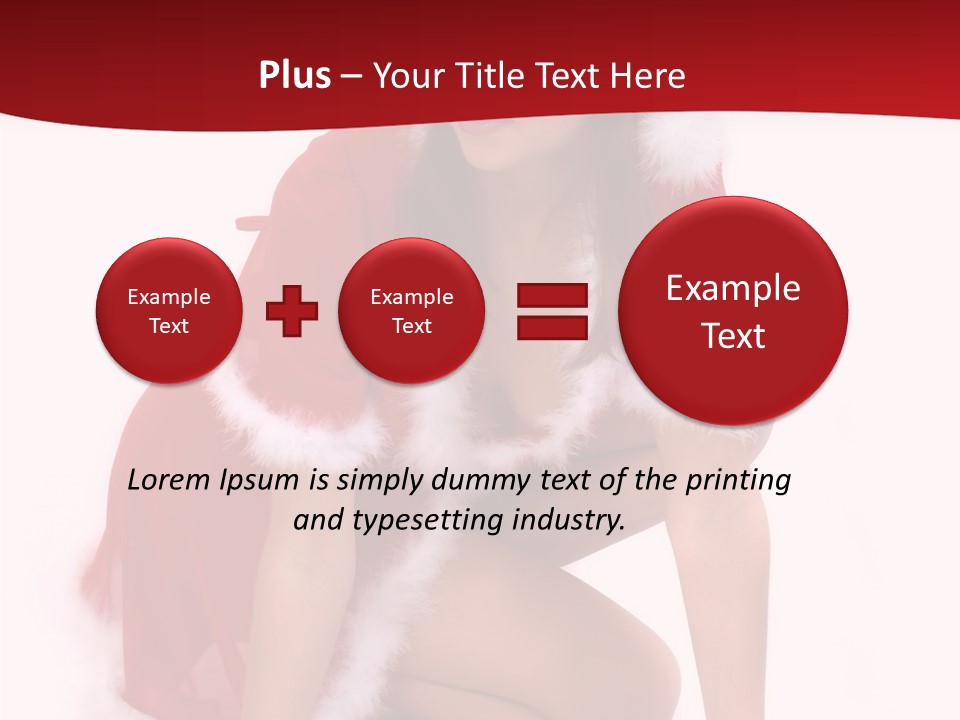 Female Lips Girl PowerPoint Template