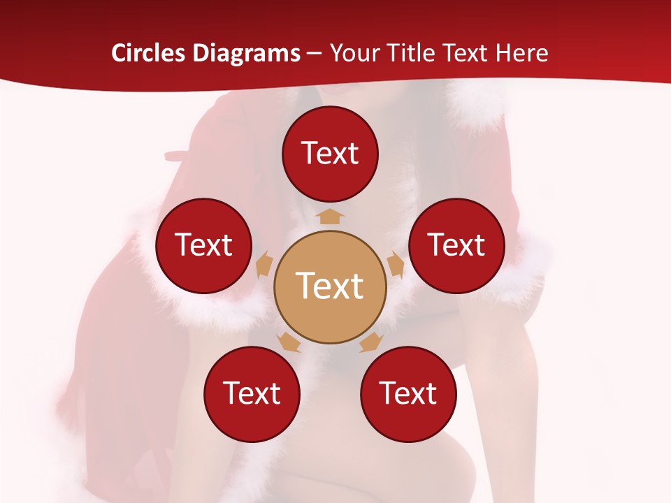 Female Lips Girl PowerPoint Template