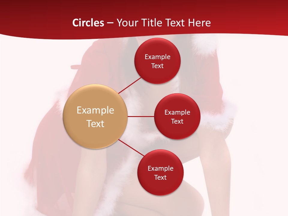 Female Lips Girl PowerPoint Template