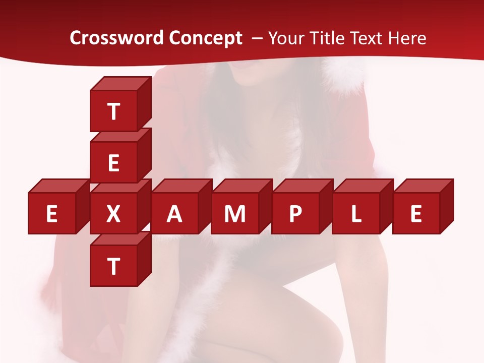 Female Lips Girl PowerPoint Template