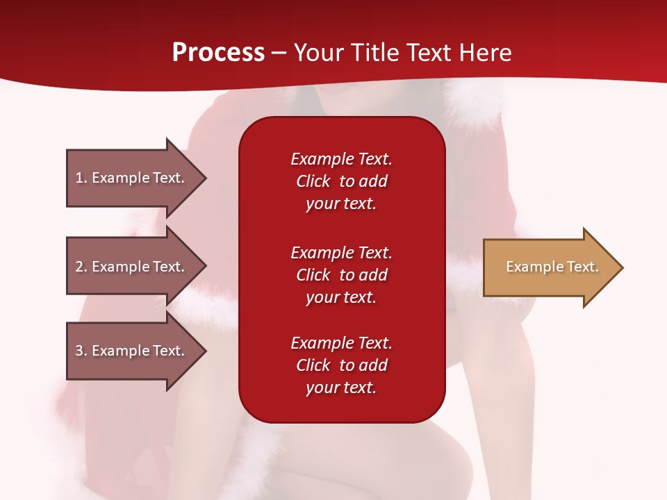 Female Lips Girl PowerPoint Template