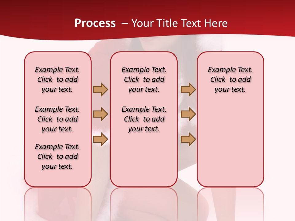 Female Lips Girl PowerPoint Template