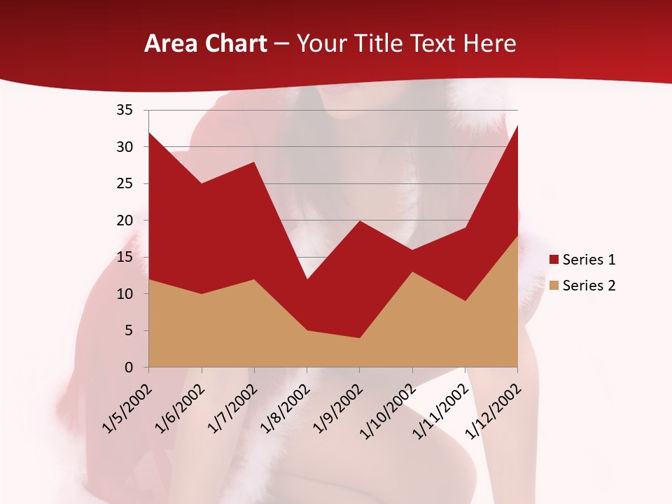 Female Lips Girl PowerPoint Template