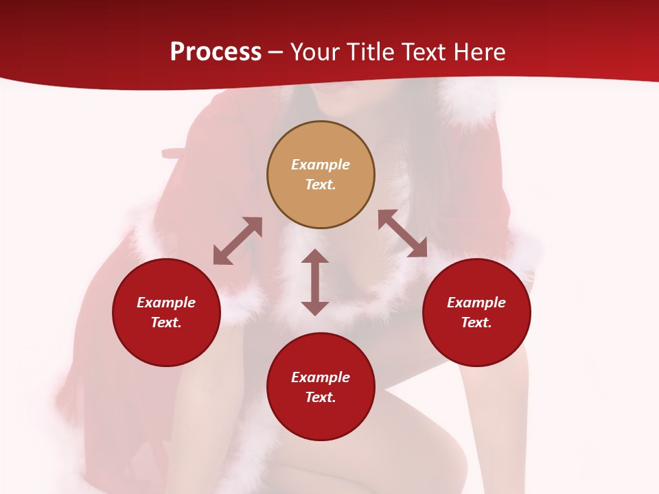 Female Lips Girl PowerPoint Template