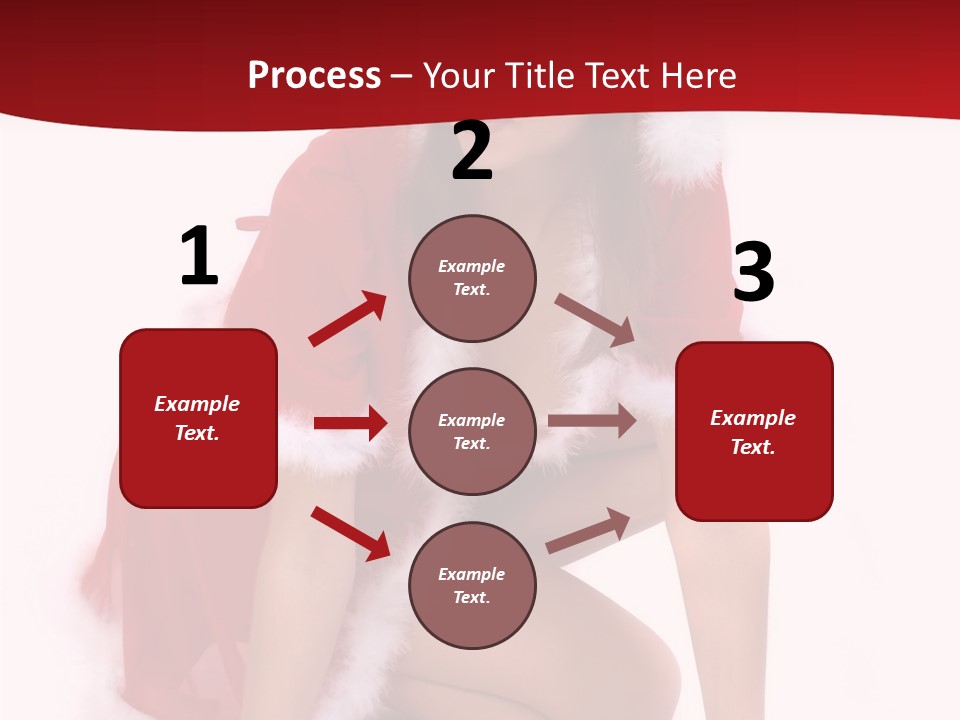 Female Lips Girl PowerPoint Template