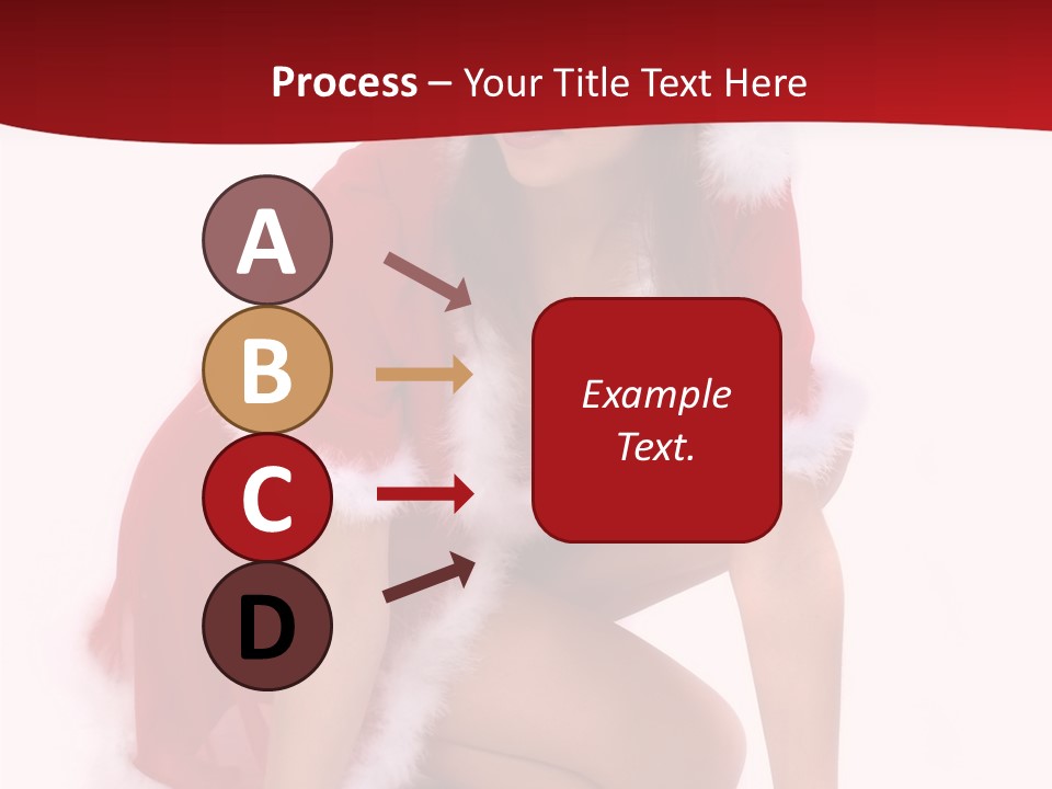 Female Lips Girl PowerPoint Template