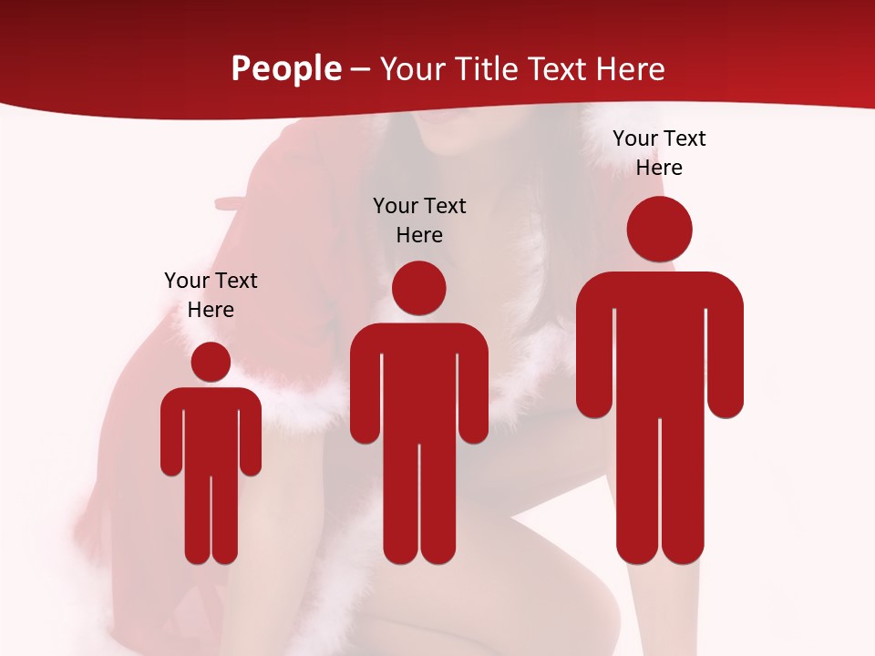 Female Lips Girl PowerPoint Template