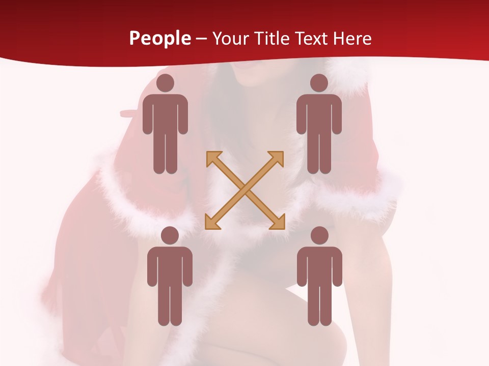 Female Lips Girl PowerPoint Template