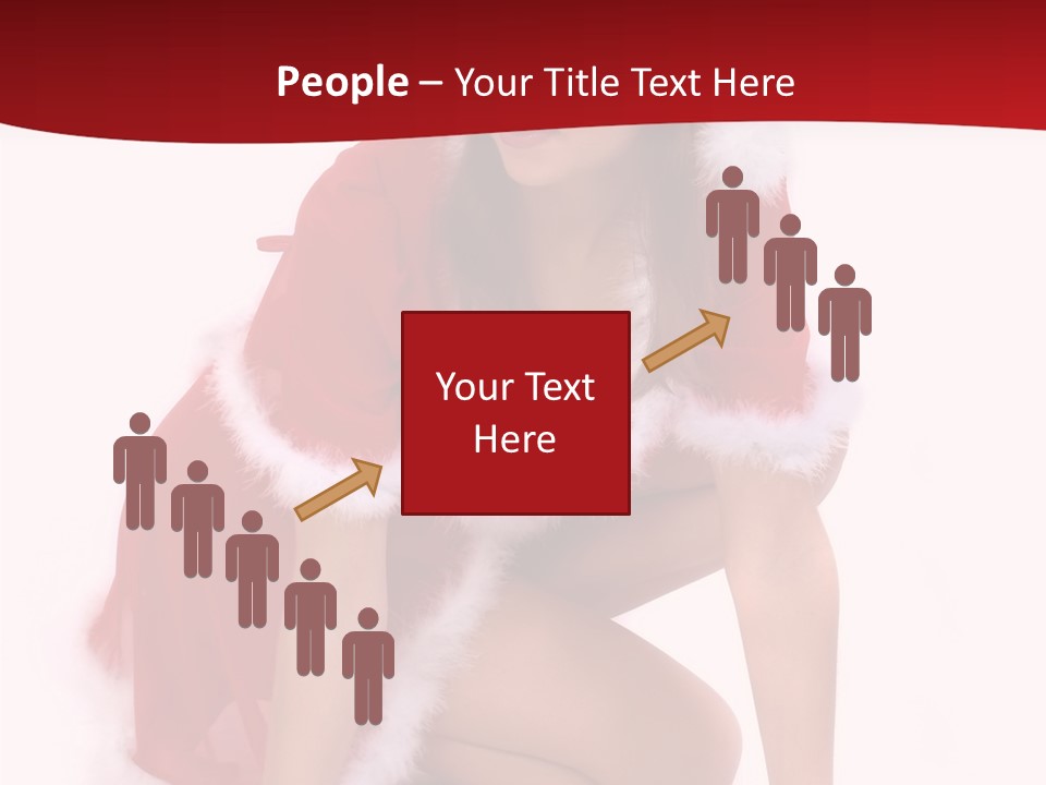 Female Lips Girl PowerPoint Template