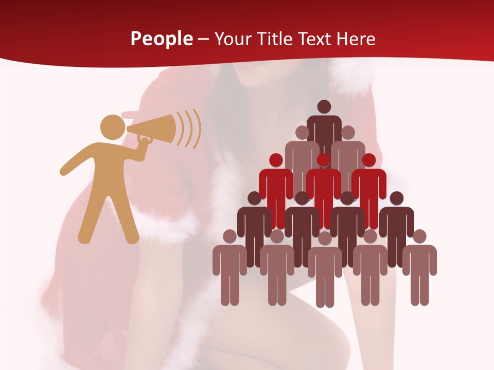 Female Lips Girl PowerPoint Template