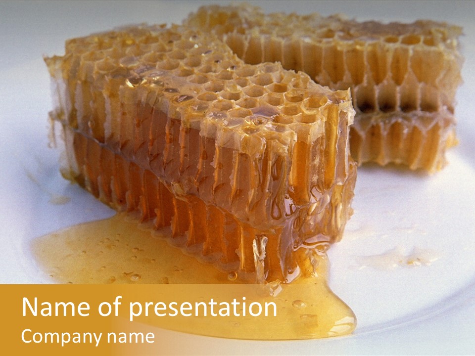 Comb Sugar Liquid PowerPoint Template
