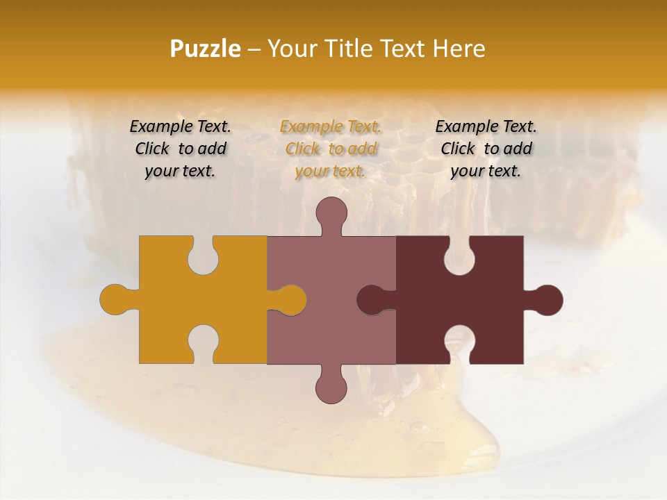 Comb Sugar Liquid PowerPoint Template