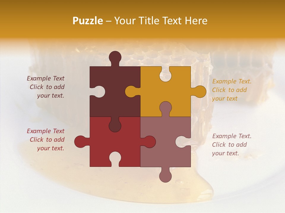 Comb Sugar Liquid PowerPoint Template