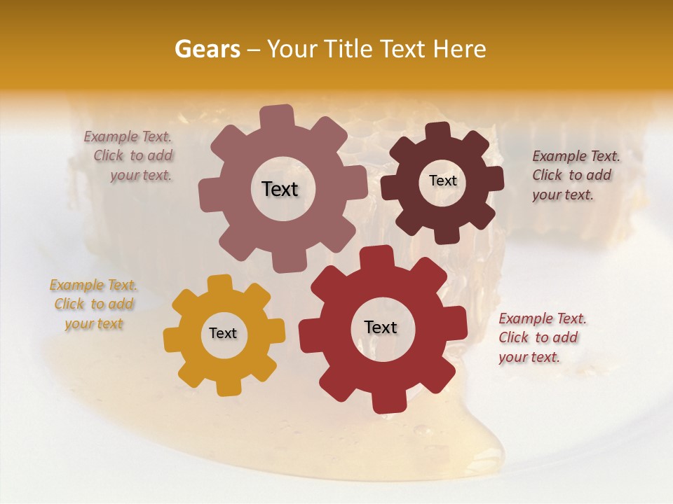 Comb Sugar Liquid PowerPoint Template