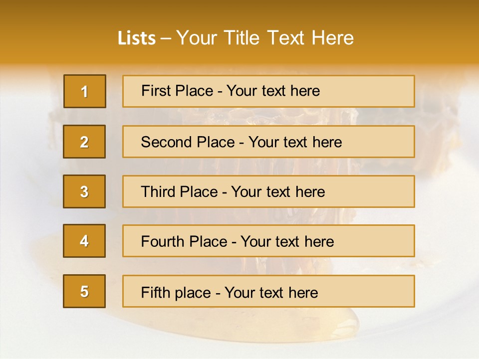 Comb Sugar Liquid PowerPoint Template