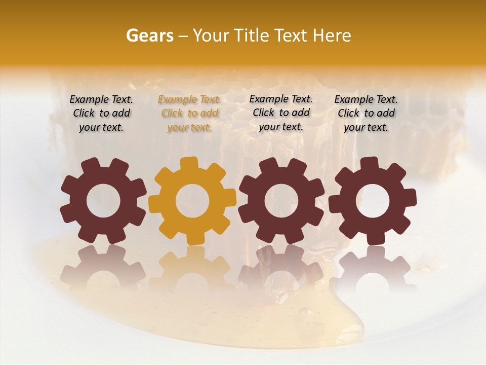 Comb Sugar Liquid PowerPoint Template