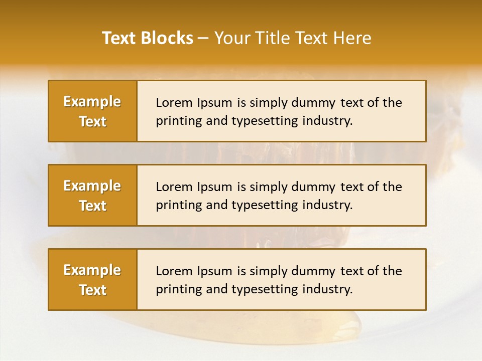 Comb Sugar Liquid PowerPoint Template