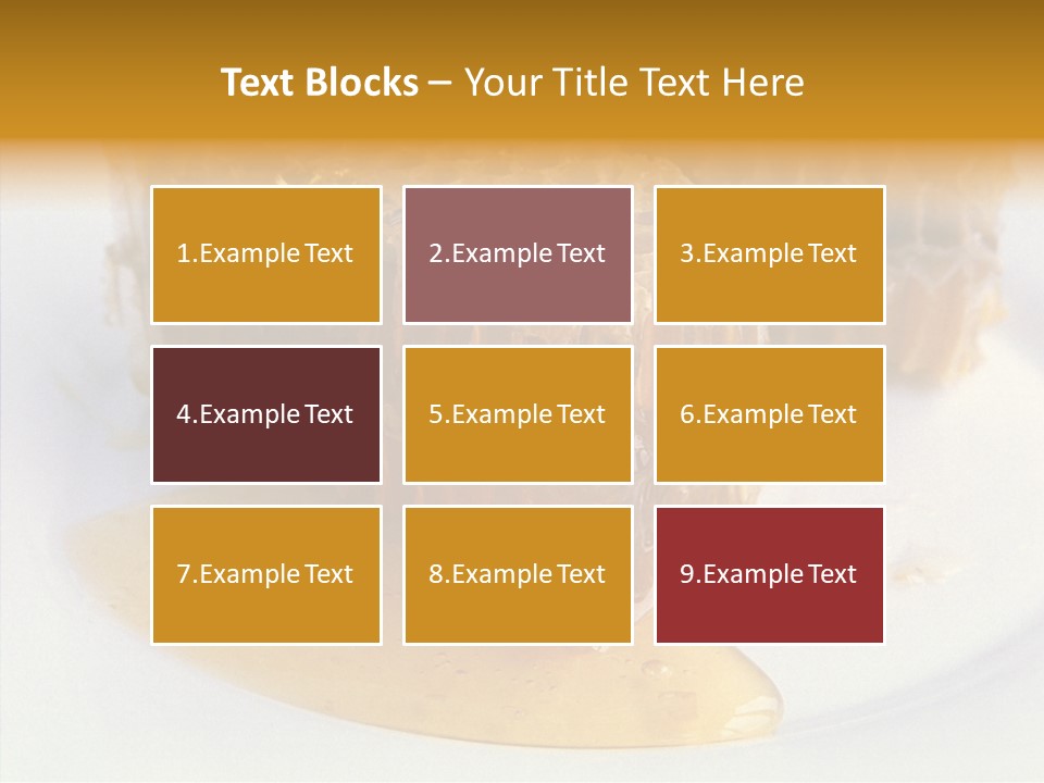 Comb Sugar Liquid PowerPoint Template