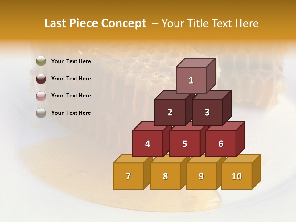 Comb Sugar Liquid PowerPoint Template
