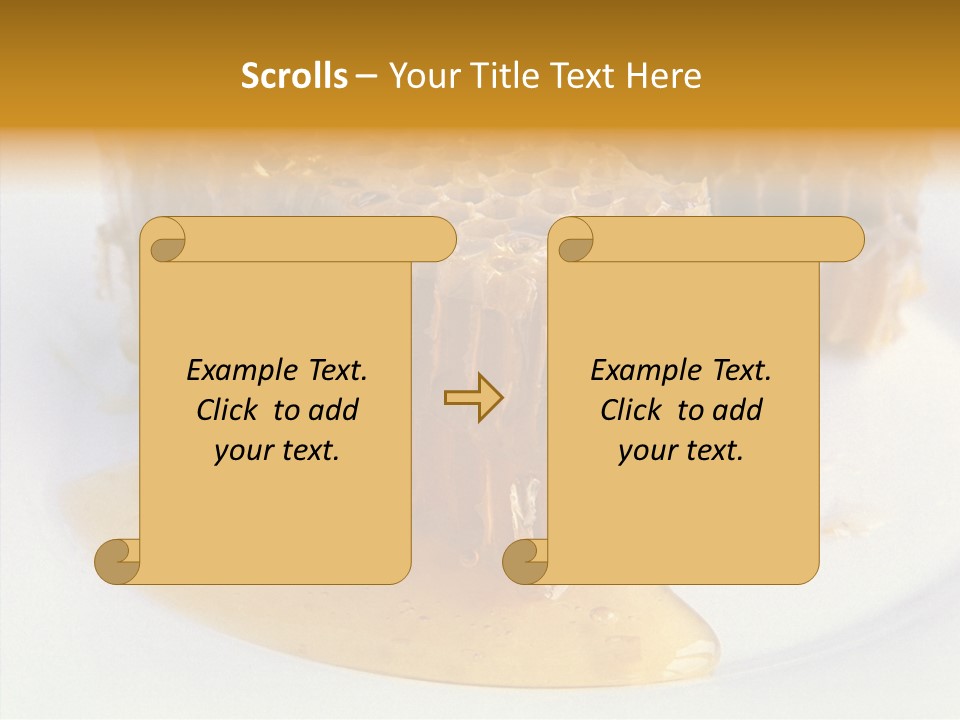 Comb Sugar Liquid PowerPoint Template
