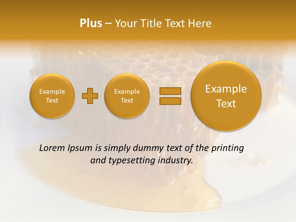 Comb Sugar Liquid PowerPoint Template