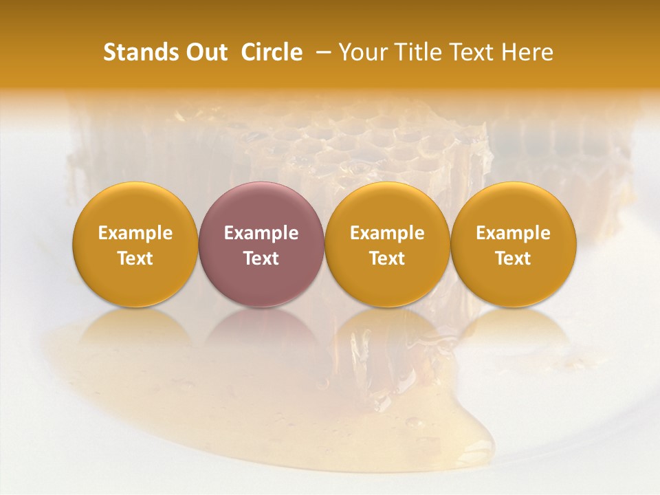 Comb Sugar Liquid PowerPoint Template