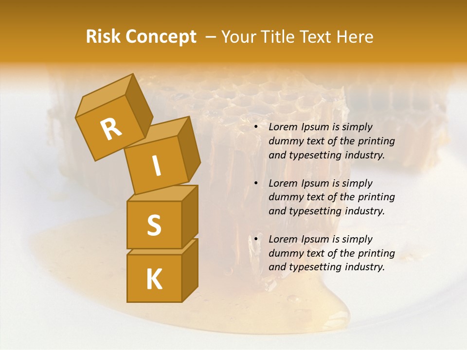 Comb Sugar Liquid PowerPoint Template