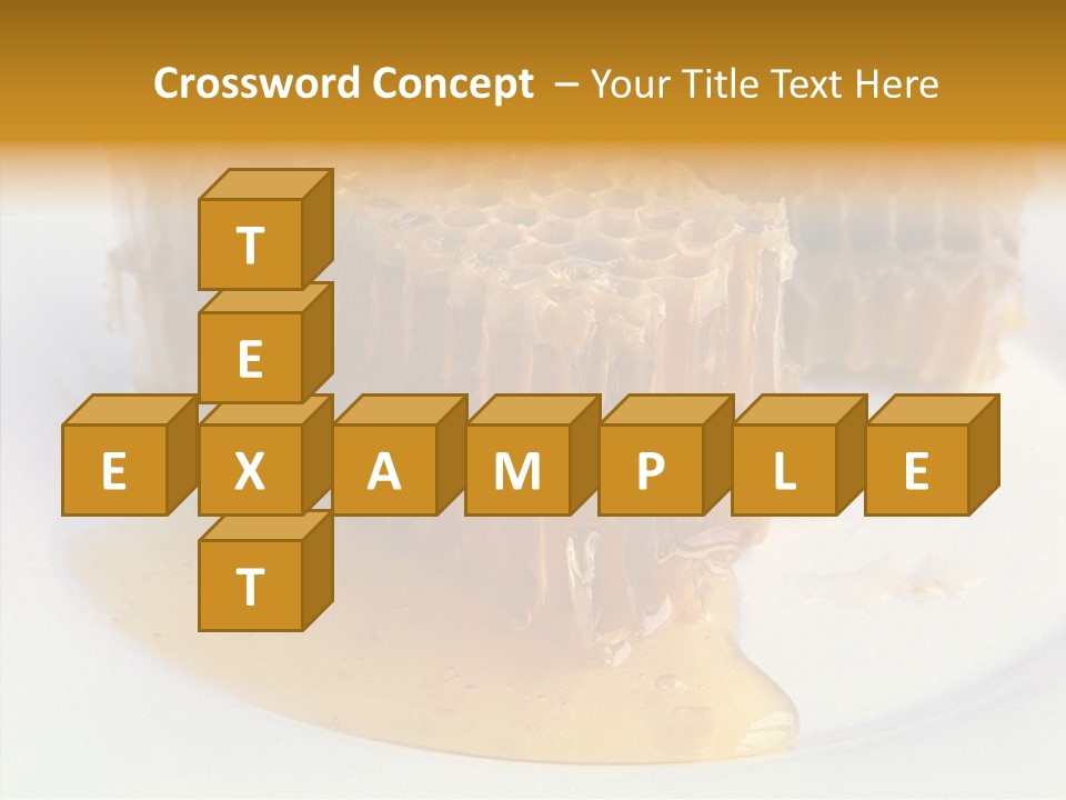 Comb Sugar Liquid PowerPoint Template