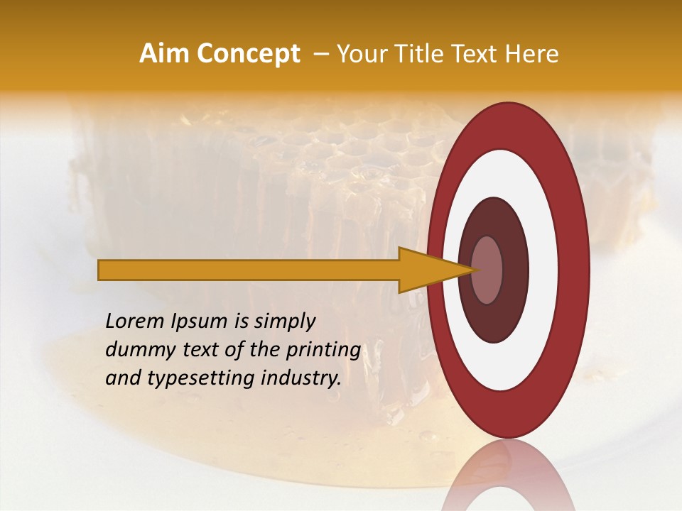 Comb Sugar Liquid PowerPoint Template